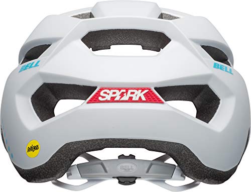 Bell Spark MIPS - Casco de ciclismo para mujer, Talla única, Virago Matte White/Raspberry