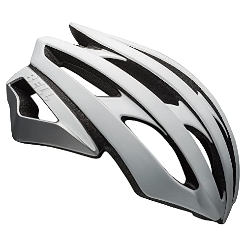 BELL Stratus MIPS Casco de Bicicleta Road, Unisex Adulto, Mate/Blanco Brillante/Plateado, S | 52-56cm