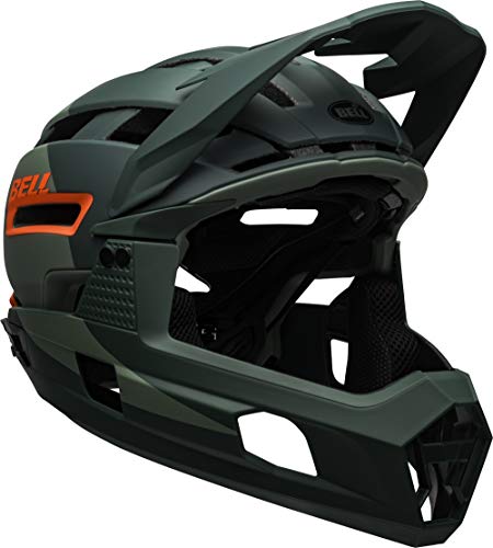BELL Super Air R MIPS MTB Helmet, Matte-Gloss Green/Infrared - Verde, M