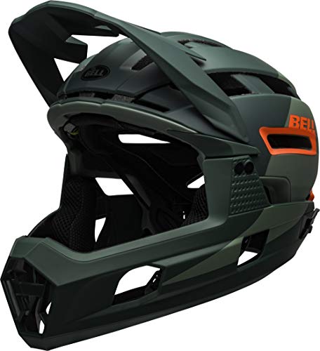 BELL Super Air R MIPS MTB Helmet, Matte-Gloss Green/Infrared - Verde, M