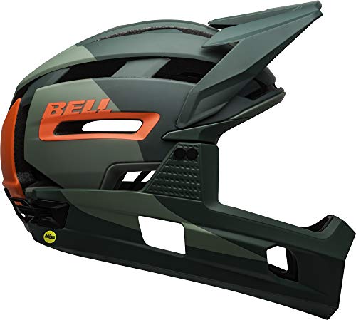 BELL Super Air R MIPS MTB Helmet, Matte-Gloss Green/Infrared - Verde, M