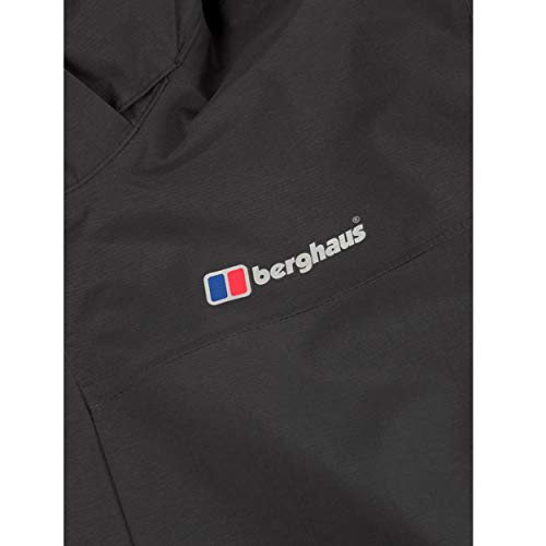 Berghaus Hillwalker Interactive Gore Tex - Chaqueta impermeable para hombre, color negro y negro