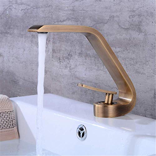 BH-JJSMGS，Antiguo lavabo del baño del grifo de la vanidad del grifo debajo del lavabo del contador del grifo caliente y fría del grifo creativo