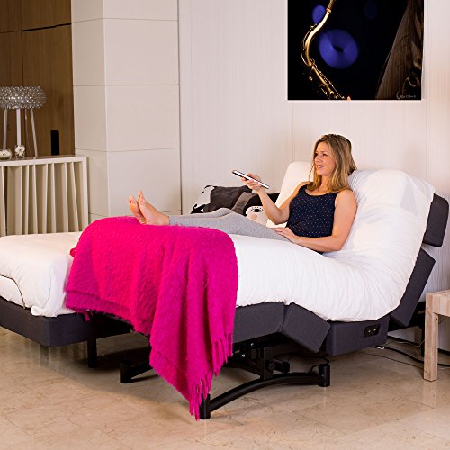 Bh Ulti-Mate U900 Doble Somier Cama Articulada, Acero/Madera Forrada, Multicolor, 180x200cm