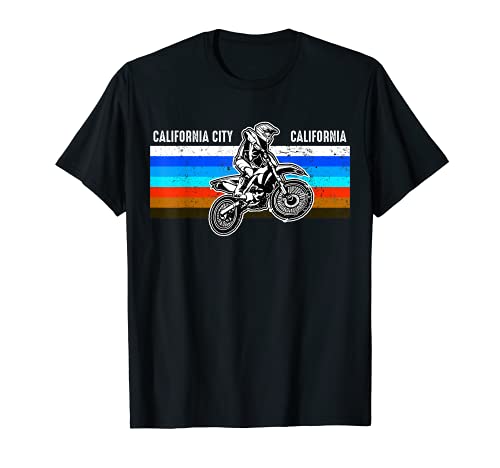 Bicicleta de tierra de California City, California - Bicicleta de suciedad vintage Camiseta