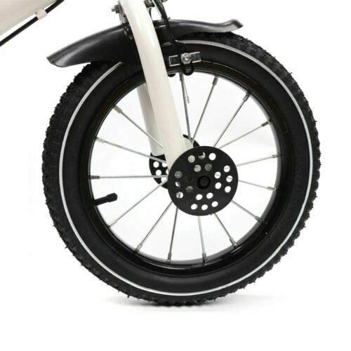 Bicicleta infantil de 14 pulgadas de Sujrtuj con ruedas de apoyo para bicicleta antideslizante