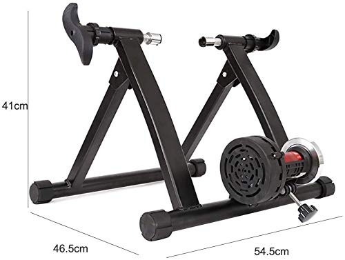 Bicicleta plegable Trainer - Estación Ejercicio bicicletas Turbo Trainer cubierta Formación Turbo Trainer plegable la bici del camino MTB Ciclismo rodillo bicicleta estática magnética Resistencia,A