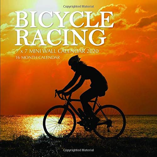 Bicycle Racing 7 x 7 Mini Wall Calendar 2020: 16 Month Calendar