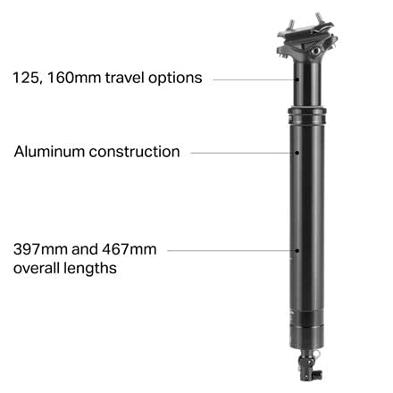 Bike Yoke Barra telescópica Revive Without Remote 30.9mm 185cm