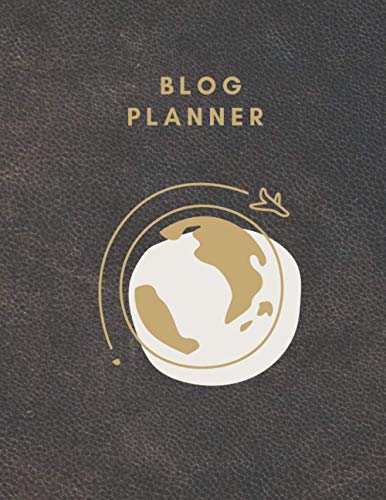 Blog Planner - Plane: Digital Influencers Planner - Social Media Organizer - Blog Planner Notebook - Blogger Notebook (120 pages, 8.5'x11'). (Me & Social Media)
