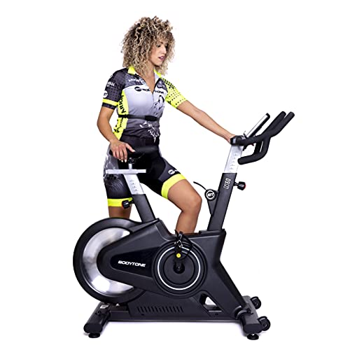 Bodytone - Bicicleta estatica con Bluetooth | Bicicleta Spinning | Indoor Bike Bluetooth | +22Kg | DS60