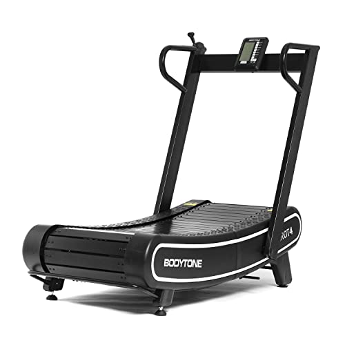 Bodytone - Cinta de Correr Curva Plegable Pantalla LCD | Maquina de Correr Plegable con Resistencia magnética y Velocidad Ajustable hasta16km/h | ZROT4