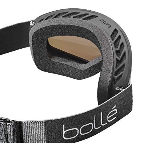 Bollé FREEZE PLUS Black Matte / Black Chrome Cat.3 | Medium - Gafas de esquí Unisex-Adulto