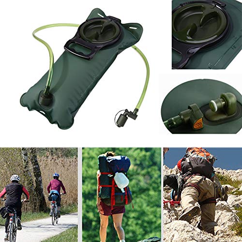 Bolsa de Agua para Mochilas portátil Plegable vejiga Hidratación para Correr Ciclismo Running Senderismo Acampar Escalada (3L)