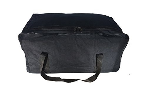 Bolsa de Viaje Deportes Maleta Trolley Grande 140L con Ruedas. Talla XXL. Negro