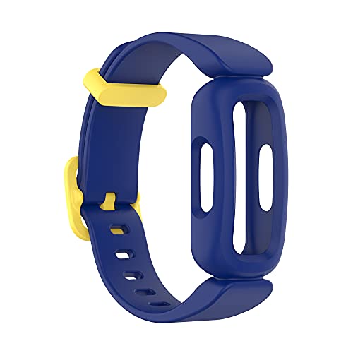 BoLuo Correa para Fitbit Ace 3/Inspire 2,Correas Reloj,Bandas Correa Repuesto,Silicona Reloj Recambio Ajustable Brazalete Watch Correa Repuesto Strap para Fitbit Ace 3/Fitbit Inspire 2 (azul marino 1)