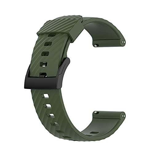 BoLuo Correa para Suunto 7/Suunto 9,Correas Reloj,Bandas Correa Repuesto,Reloj Recambio Brazalete Correa Repuesto para Suunto Spartan Sport/Suunto Spartan Sport Wrist hr/Suunto9 baro/D5 (verde)