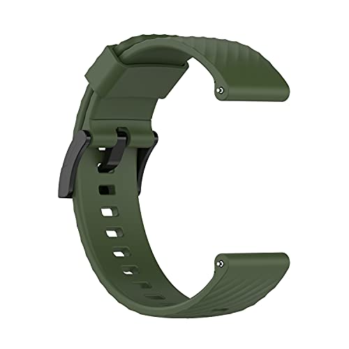 BoLuo Correa para Suunto 7/Suunto 9,Correas Reloj,Bandas Correa Repuesto,Reloj Recambio Brazalete Correa Repuesto para Suunto Spartan Sport/Suunto Spartan Sport Wrist hr/Suunto9 baro/D5 (verde)