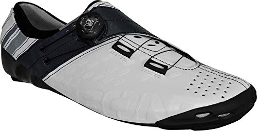 Bont Helix, Zapatillas de Ciclismo de Carretera Unisex Adulto, Multicolor (B31 White/Charcoal 000), 42 EU