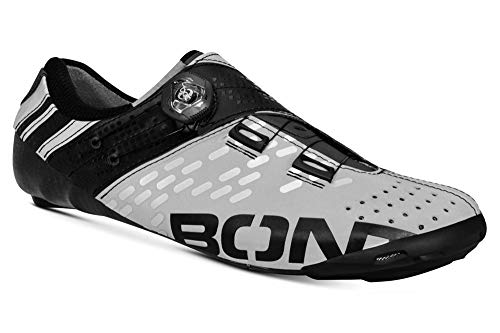 Bont Helix, Zapatillas de Ciclismo de Carretera Unisex Adulto, Multicolor (Hlxsr/44 Silver Reflective 000), 44 EU