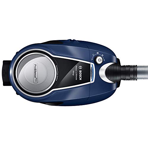 Bosch BGS7RCL Relaxx Ultimate Aspirador sin Bolsa, Extremadamente silencioso 68 decibelios, 700 W, 3 litros, Azul, azul