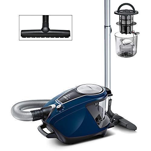 Bosch BGS7RCL Relaxx Ultimate Aspirador sin Bolsa, Extremadamente silencioso 68 decibelios, 700 W, 3 litros, Azul, azul