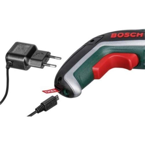 Bosch IXO - Basic Negro, Verde 215 RPM - Destornillador (3,6 V, Ión de Litio, 6 h, 300 g, 215 RPM, Batería)