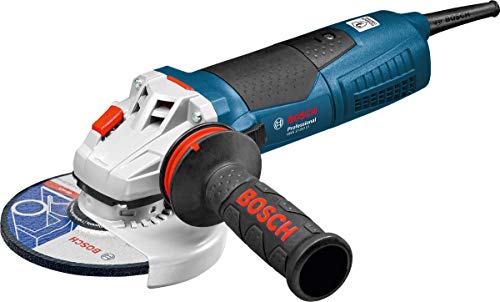 Bosch Professional GWS 17-150 CI - Amoladora angular (1700 W, Ø disco 150 mm, Antivibration, KickBack-Stop, en caja)