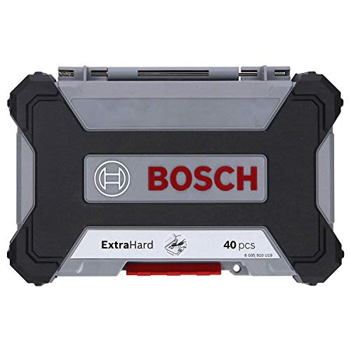 Bosch Professional Set Pick and Click con 40 unidades para atornillar con soporte universal (accesorios para taladro atornillador)