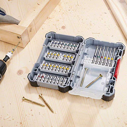 Bosch Professional Set Pick and Click con 40 unidades para atornillar con soporte universal (accesorios para taladro atornillador)