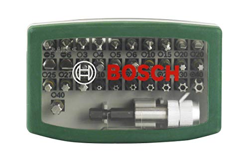 Bosch Set de 32 unidades para atornillar (accesorios para taladro atornillador)