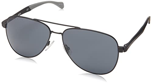 BOSS 1077/S, Gafas de Sol Hombre, Matte Black, 60