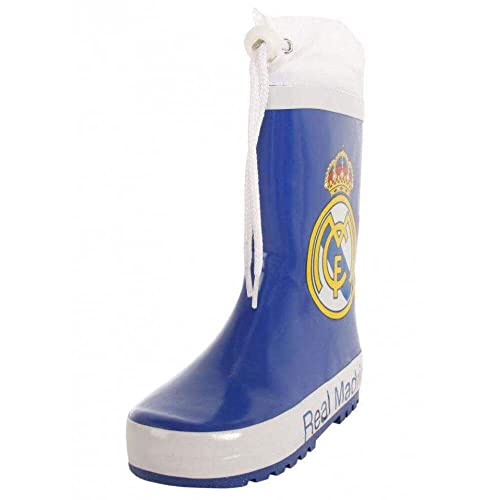 Botas agua Real Madrid azul cierre ajustable Lunar Tempo, Ballet Flat Hombre, Cranberry, 32 EU