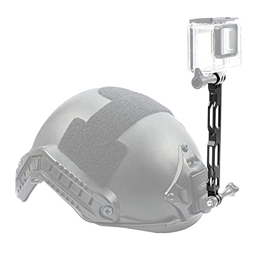 Brazo de Metal de Extensión, Extensión de Casco de Accesorios de Gopro, Brazo de Extensión de Cámara, Brazo de Extensión del Casco, para Gopro Hero 8/7/6/5/4/3 y Cámara de Acción