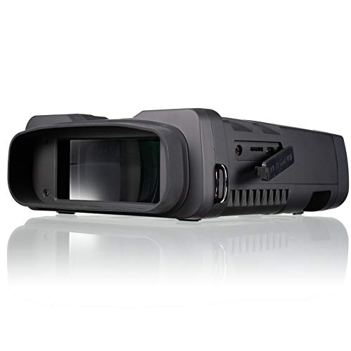 Bresser NightSpyDIGI Pro HD 1877493 - Dispositivo de visión Nocturna Digital (3,6 x 250 m, 940 NM, IR Invisible), Color Negro