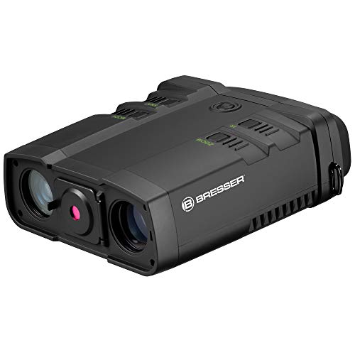 Bresser NightSpyDIGI Pro HD 1877493 - Dispositivo de visión Nocturna Digital (3,6 x 250 m, 940 NM, IR Invisible), Color Negro