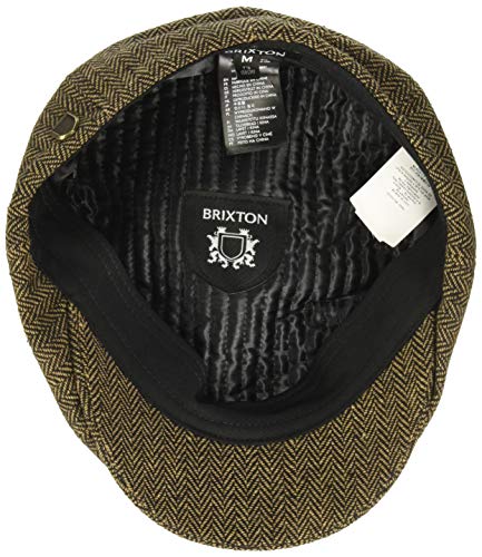 BRIXTON Brood - Gorra Unisex marrón Brown/Khaki Herringbone Talla:Medium