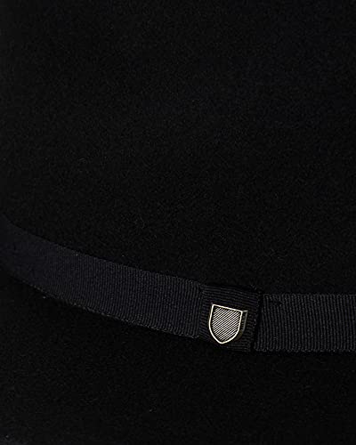 BRIXTON Messer Packable Fedora Sombrero de Vestir, Negro, XL Unisex Adulto