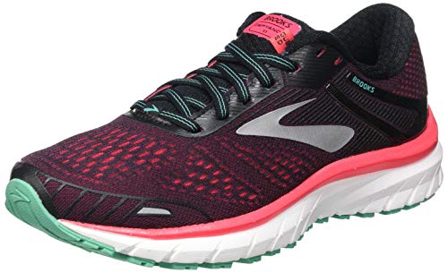 Brooks Defyance 11, Zapatillas para Correr Mujer, Black Pink Green, 36.5 EU