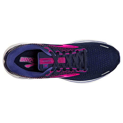 Brooks Ghost 14, Zapatillas para Correr Mujer, Negro Rosa, 36.5 EU