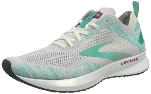 Brooks Levitate 4, Zapatillas para Correr Mujer, Antarctica Atlantis White, 37.5 EU