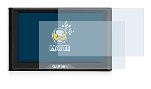 BROTECT Protector Pantalla Anti-Reflejos Compatible con Garmin Drive 51 LMT-S (2 Unidades) Película Mate Anti-Huellas