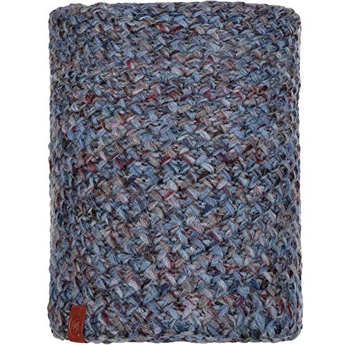 Buff Margo Calentador de Cuello Tricot y Polar, Unisex Adulto, Azul, Talla única