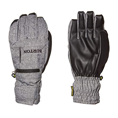 Burton Baker 2 In 1 Underglove Guantes de Snowboard, Hombre, Blanco (bog Heather), M