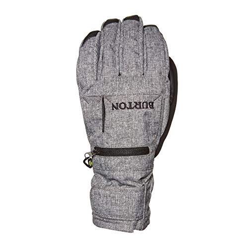 Burton Baker 2 In 1 Underglove Guantes de Snowboard, Hombre, Blanco (bog Heather), M