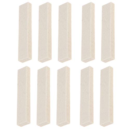 Bzocio Pastillas de freno para bicicleta de gimnasia, pastillas de resistencia de fieltro de lana para la parte de repuesto de las pastillas de freno para
