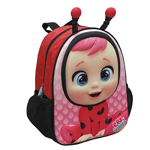 C Y P Mochila Infantil Eva 3D Bebés Llorones Lady 30x11x21 cm, Rojo (MC-201-CR)