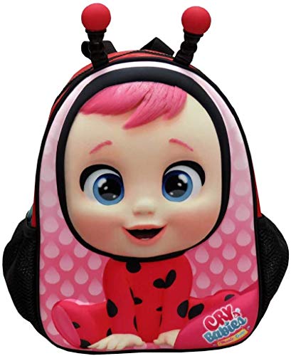 C Y P Mochila Infantil Eva 3D Bebés Llorones Lady 30x11x21 cm, Rojo (MC-201-CR)