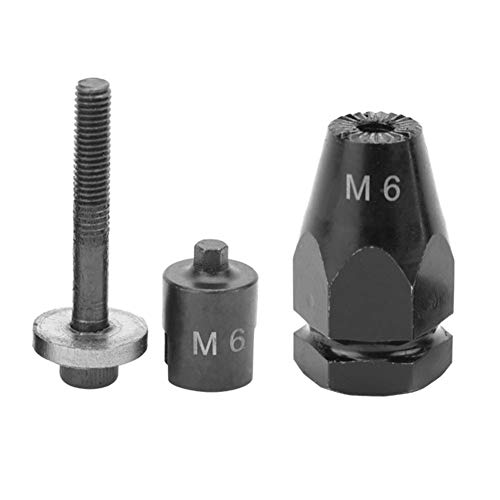 Cabeza de Tuerca Remachadora, M5 M6 M8 M10 Specialize Kit de Remaches con Cabezal de Remache para Tienda para Aldult para Exteriores(Mango de abrazadera hexagonal M6)