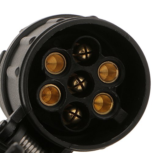 CABLEPELADO 13 Pin a 7 Pin Adaptador Conector de Enchufe Zócalo para Caravana Remolque